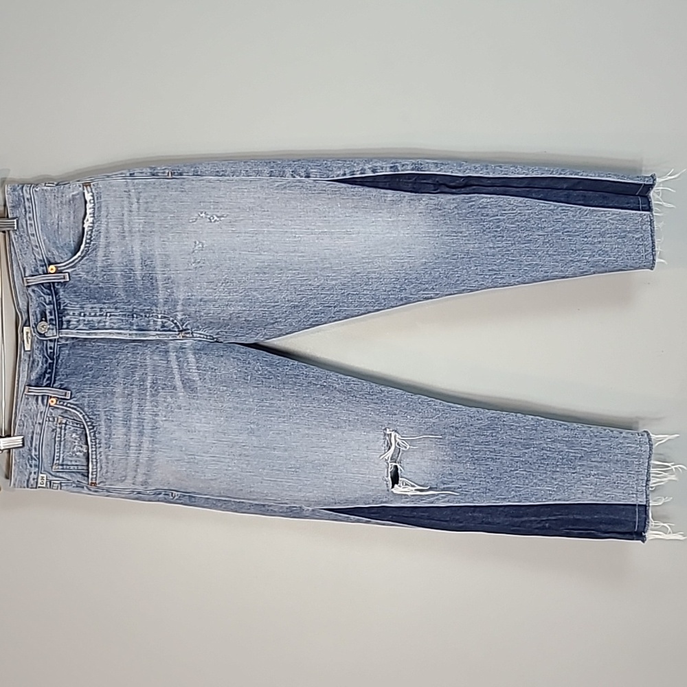 Citizens of Humanity Liya High Rise Classic Fit Crop Jeans Sz 31 Shadow Seam